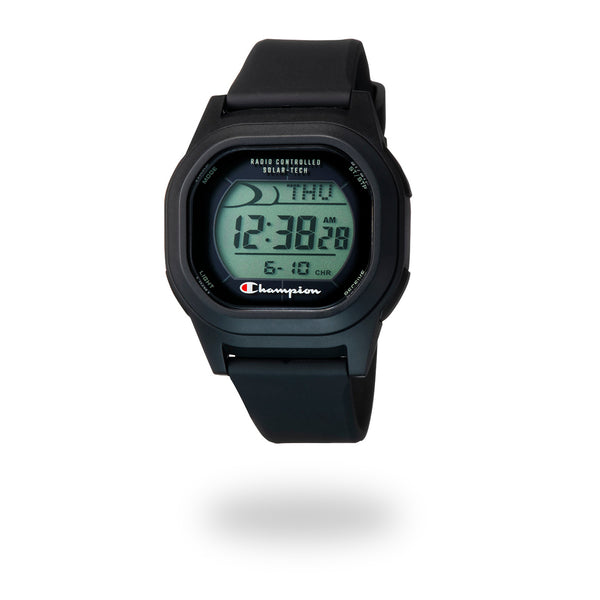 Champion Solar Tech Radio Black